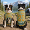 Camping Dog Pet Jersey, Personalized Outdoor Dog Shirt, Adventure Dog Apparel, Mountain Camp Pet Outfit, Custom Dog Lover Gift