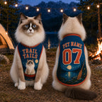 Camping Dog Jersey, Personalized Adventure Pet Shirt, Custom Trail Dog Outfit, Canoe Hiking Puppy Apparel, Outdoor Dog Lover Gift