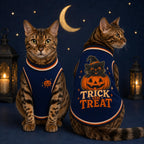 Trick or Treat Pet Jersey, Halloween Dog Shirt, Black Cat Pumpkin Costume, Spooky Pet Sports Top, Fall Pet Outfit, Pet Lover Gift