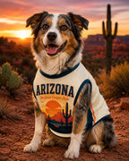 Arizona Grand Canyon Pet Jersey, Personalized Dog Name Number Shirt, Desert Pet Outfit, Southwest Dog Gift