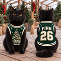 Fresh Cut Pet Jersey, Personalized Dog Name Number Shirt, Christmas Tree Farm Pet Top, Holiday Sports Outfit, Custom Dog Gift