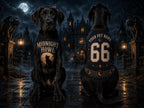 Midnight Howl Pet Jersey, Personalized Dog Name Number Shirt, Black Cat Halloween Costume, Spooky Season Pet Outfit, Pet Lover Gift