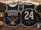 Custom Pet Sports Jersey, Personalized Dog Name Number Shirt, Championship Game Day Outfit, Home Run Puppy Top, Baseball Fan Gift