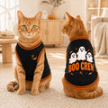 Boo Crew Pet Jersey, Halloween Dog Shirt, Cute Ghost Pet Outfit, Black Orange Spooky Dog Jersey, Halloween Pet Gift