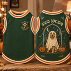 Halloween Dog Jersey, Good Boy Boo Pet Shirt, Ghost Costume Dog Tank, Pumpkin Pet Jersey, Spooky Dog Outfit, Halloween Pet Gift