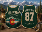 Colorado Centennial State Pet Jersey - Personalized Dog Name Number Shirt - image 5