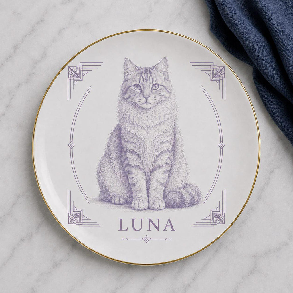 Personalized French Bulldog Portrait Plate - Custom Dog Portrait Plate - image 5