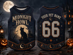 Midnight Howl Pet Jersey - Personalized Dog Name Number Shirt - image 5