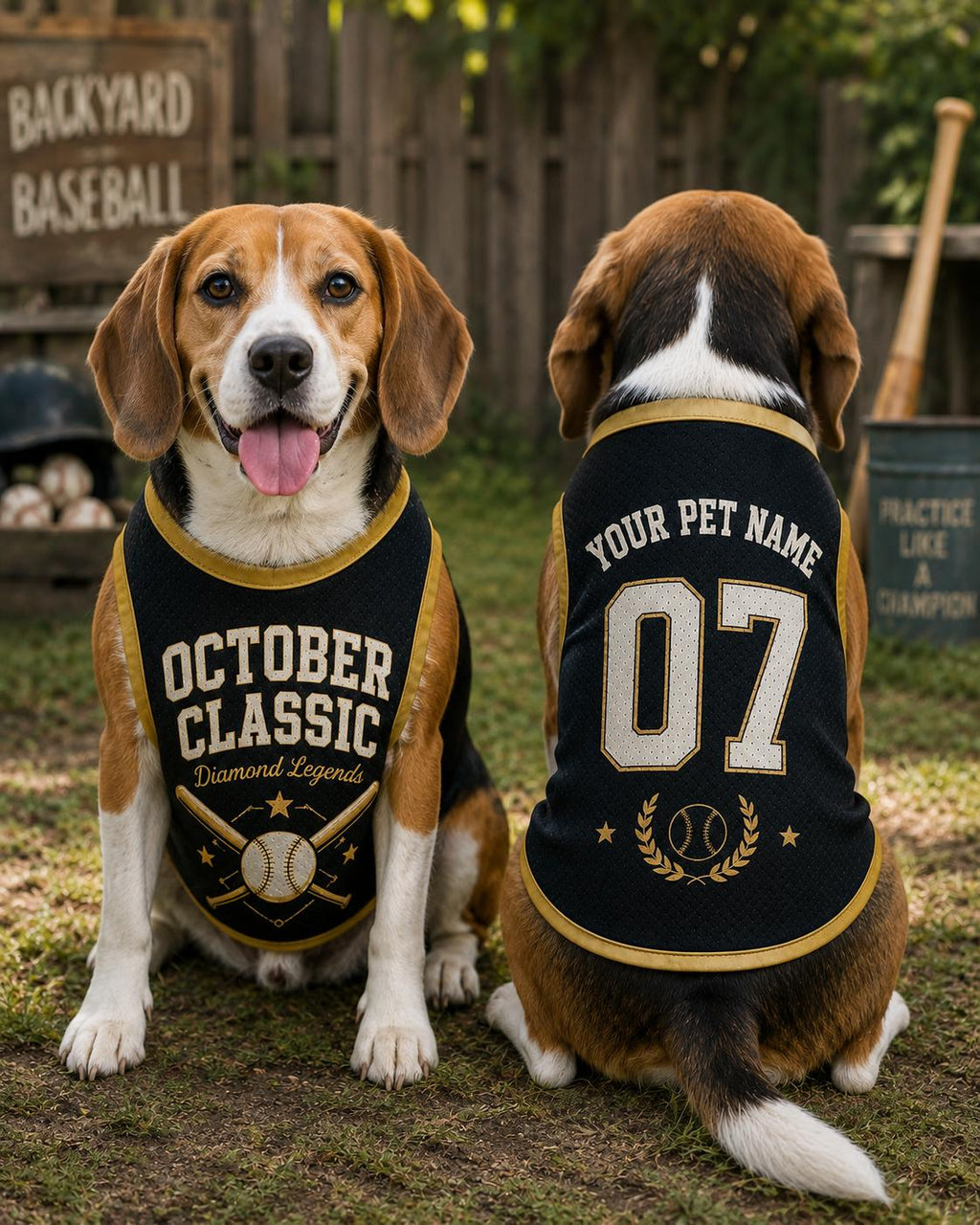 Personalized Pet Sports Jersey - Custom Dog Name Number Shirt - image 4