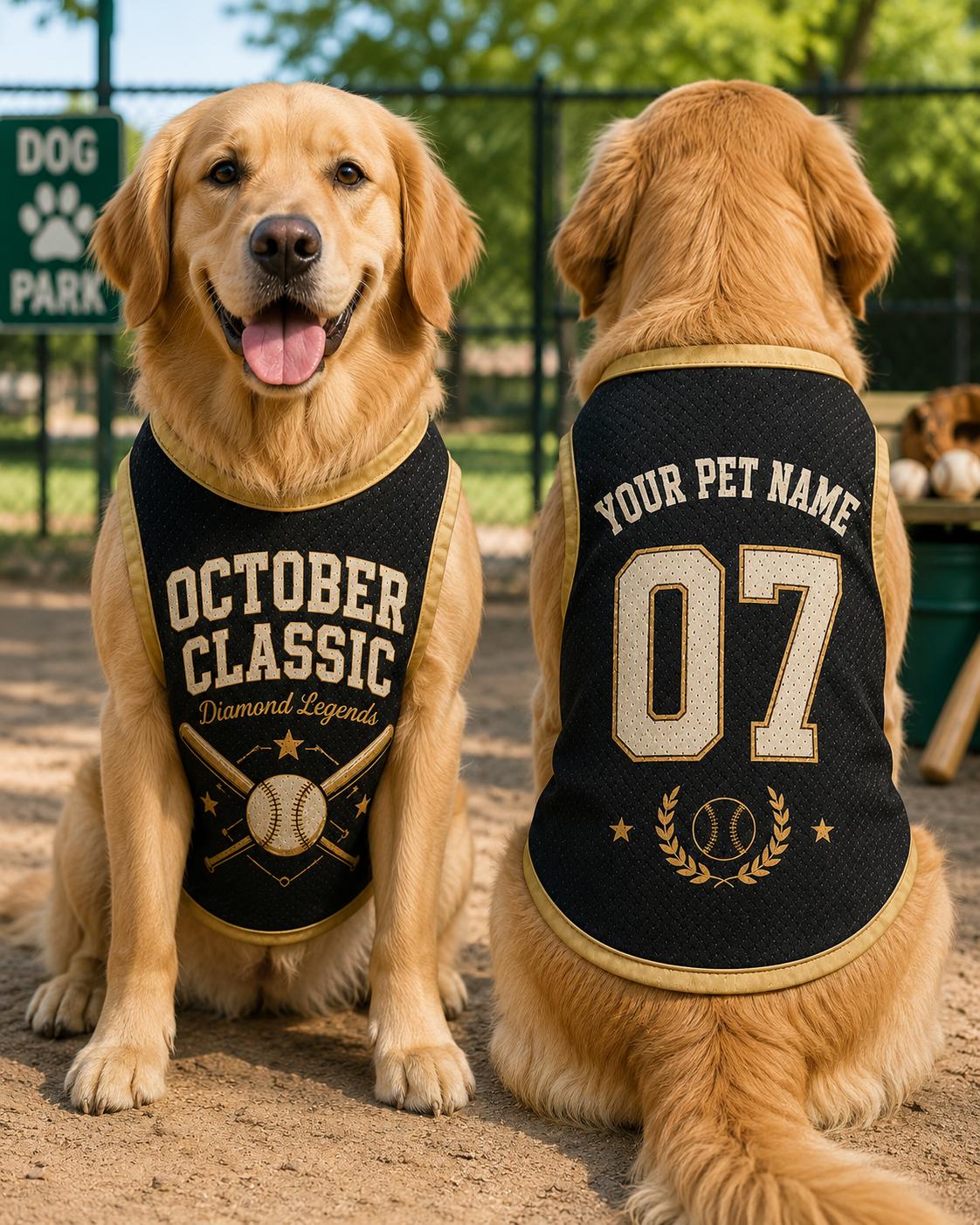 Personalized Pet Sports Jersey - Custom Dog Name Number Shirt - image 5
