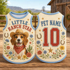Western Ranch Dog Jersey - Personalized Cowboy Pet Shirt - image 5