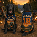 Camping Dog Jersey - Personalized Outdoor Pet Shirt - image 3
