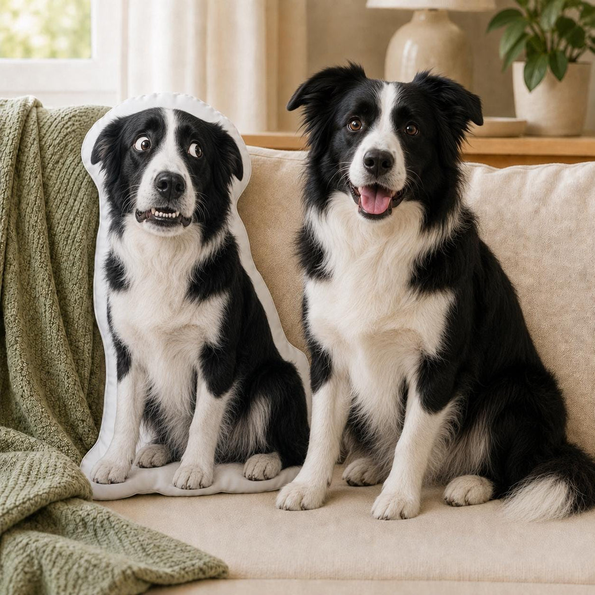 Funny Dog Shaped Pillow - Personalized Pet Photo Cushion - image 3
