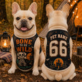 Bone To Be Wild Pet Jersey - Personalized Dog Name Number Shirt