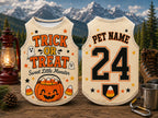 Trick or Treat Pet Jersey - Custom Name Number Dog Shirt - image 7