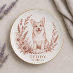 Personalized Cat Ceramic Dish - Custom Pet Name Plate - image 4