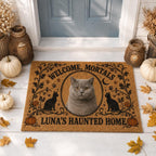 Personalized Halloween Cat Doormat - Custom Pet Photo Welcome Mat - image 4