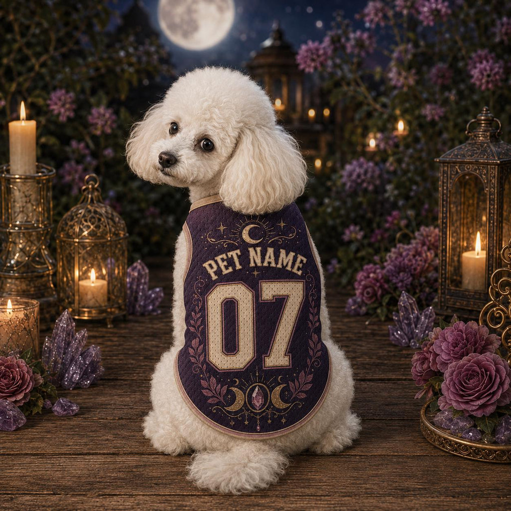 Witch Dog Jersey - Personalized Pet Name Halloween Shirt - image 4
