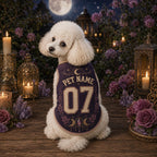 Witch Dog Jersey - Personalized Pet Name Halloween Shirt - image 4