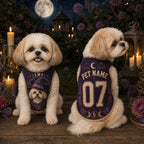 Witch Dog Jersey - Personalized Pet Name Halloween Shirt - image 3