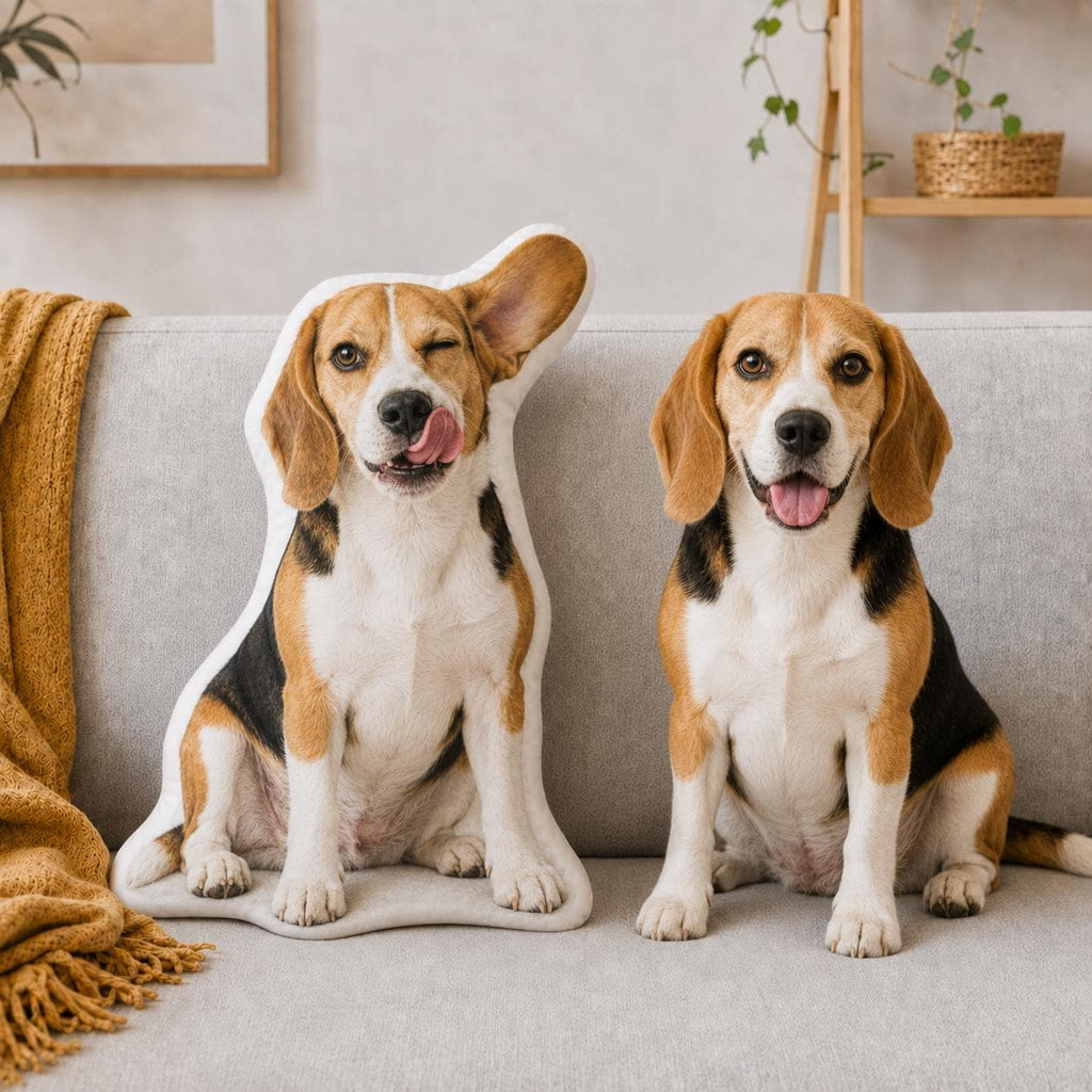 Funny Dog Shaped Pillow - Personalized Pet Photo Cushion - image 2