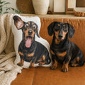 Funny Dog Shaped Pillow - Personalized Pet Photo Cushion