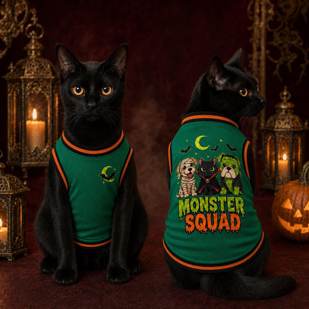 Monster Squad Pet Jersey - Halloween Dog Shirt - image 3