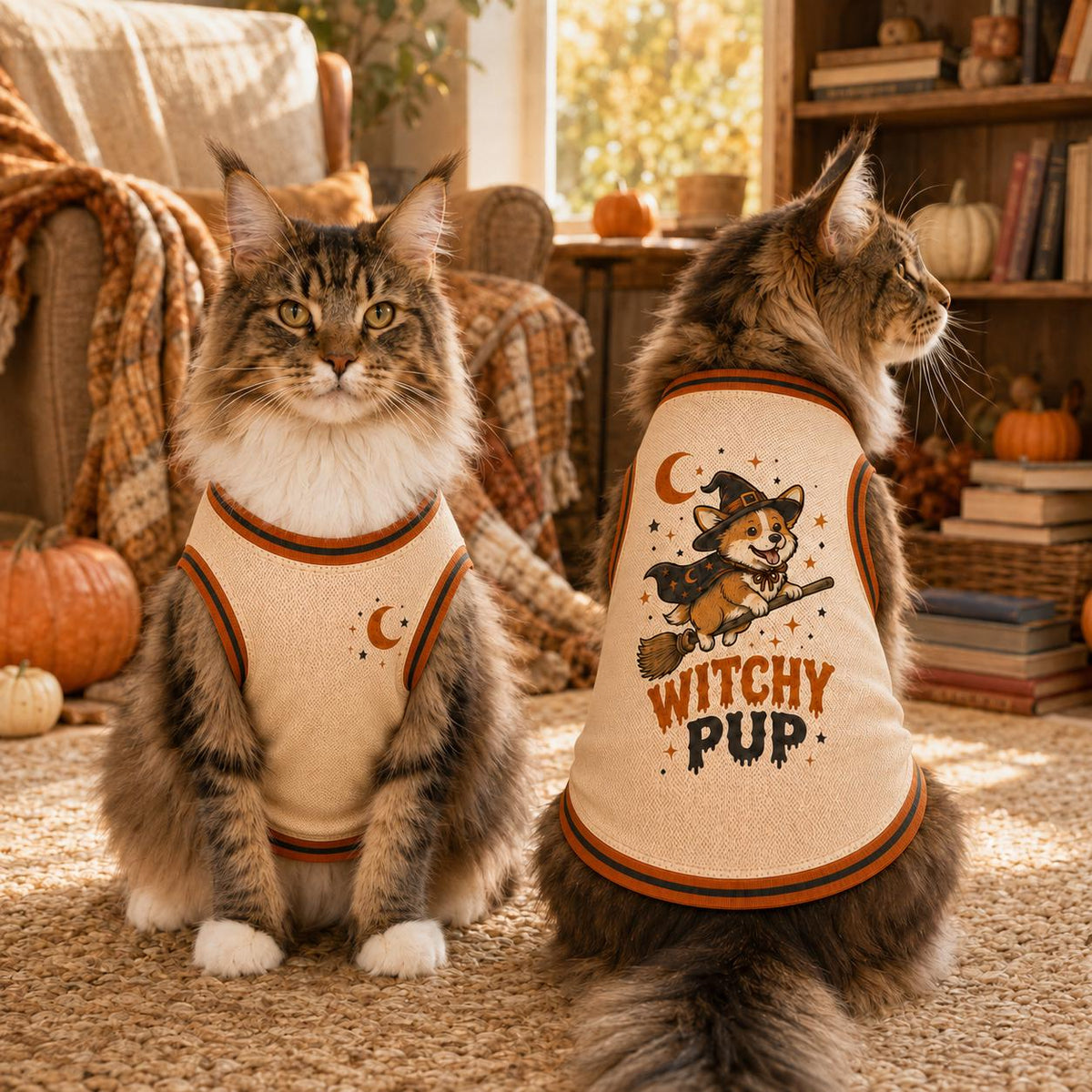 Witchy Pup Pet Jersey - Halloween Dog Shirt - image 3