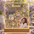 Personalized Pet Memorial Light - Custom Dog Photo Acrylic Plaque