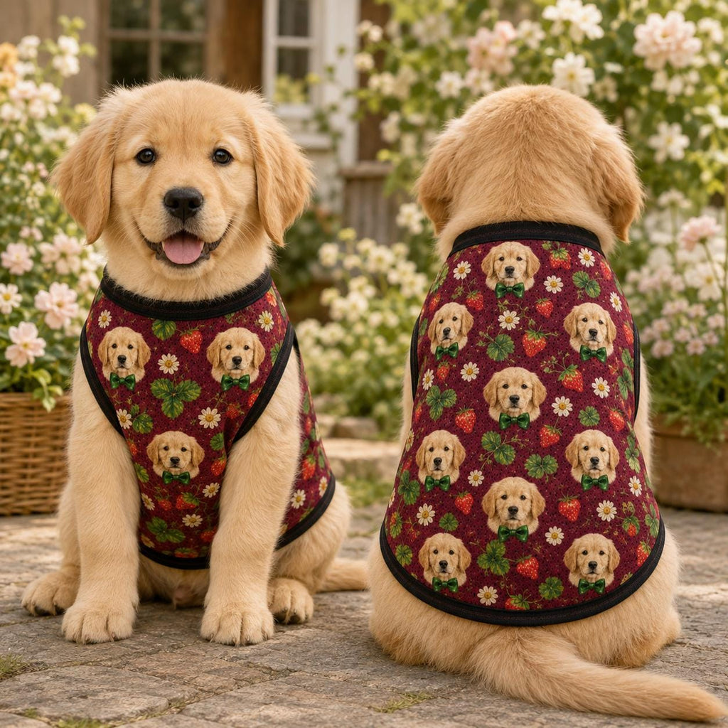 Custom Pet Face Dog Jersey - Personalized Puppy Shirt