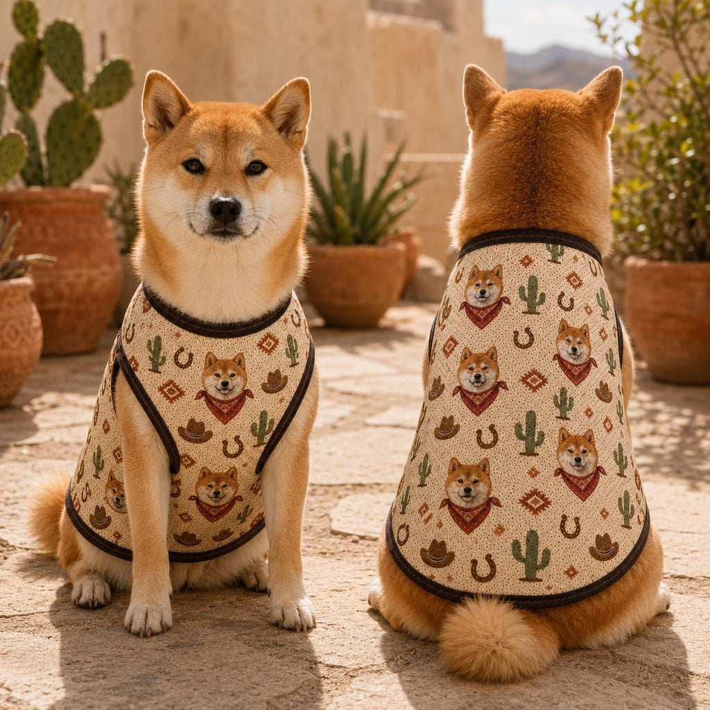 Western Cat Jersey - Personalized Pet Face Shirt - image 3
