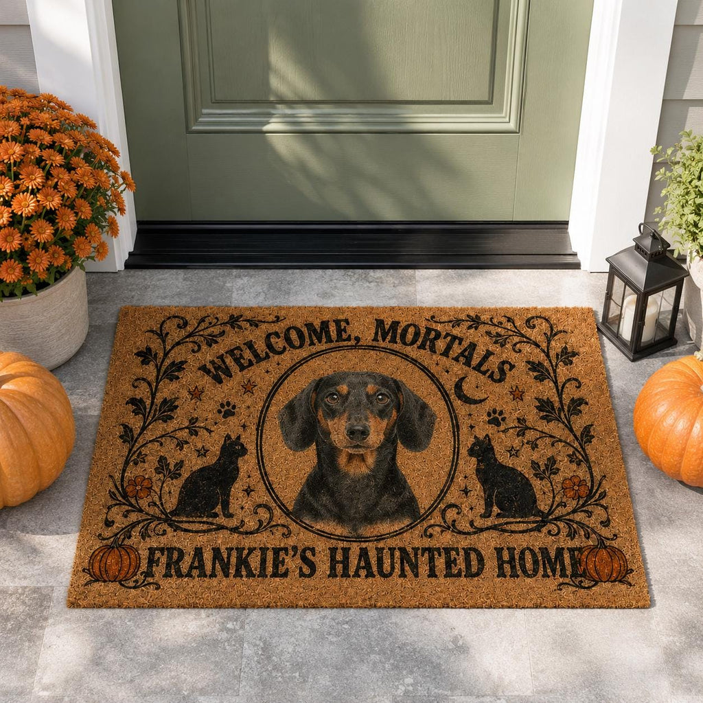 Personalized Halloween Cat Doormat - Custom Pet Photo Welcome Mat - image 6