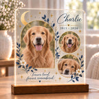 French Bulldog Memorial Light - Custom Pet Photo Acrylic Plaque - image 5