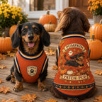 Pumpkin Patch Dog Jersey - Halloween Dachshund Shirt - image 3