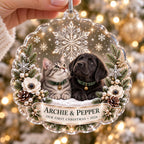 First Christmas Pet Ornament - Personalized Dog Cat Acrylic Keepsake - image 5