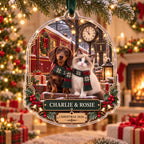 Christmas Train Pet Ornament - Personalized Dog Cat Acrylic Keepsake - image 6
