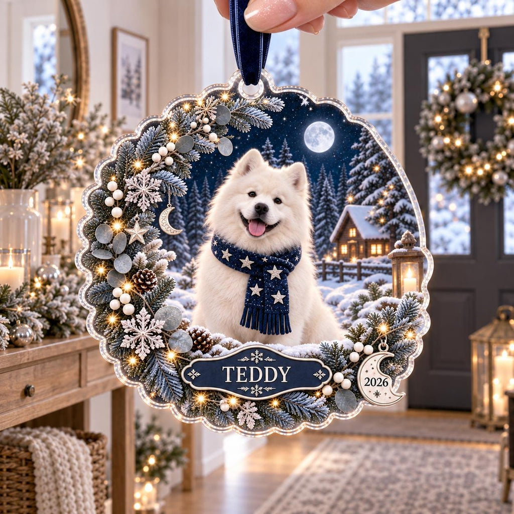 French Bulldog Christmas Ornament - Personalized Dog Acrylic Keepsake - image 6