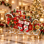 Personalized Christmas Sleigh Ornament - Custom Names Acrylic Ornament - image 2