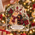 Dog Cat Christmas Ornament - Personalized Pet Name Acrylic Keepsake - image 4