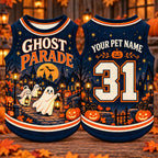 Ghost Parade Pet Jersey - Personalized Dog Name Number Shirt - image 5