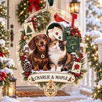 Letters for Santa Pet Ornament - Personalized Dog Cat Acrylic Keepsake