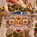Gingerbread House Ornament - Personalized Couple Christmas Keepsake - image 4