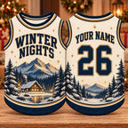 Winter Nights Pet Jersey - Personalized Dog Name Number Shirt - image 6