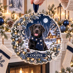 French Bulldog Christmas Ornament - Personalized Dog Acrylic Keepsake - image 2