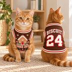 Gingerbread Pet Jersey - Personalized Dog Name Number Shirt - image 3