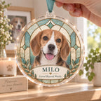 Cat Memorial Ornament - Personalized Pet Photo Acrylic Keepsake - image 4