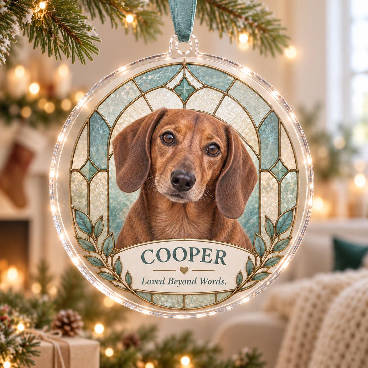 Cat Memorial Ornament - Personalized Pet Photo Acrylic Keepsake - image 3
