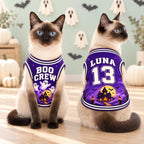 Boo Crew Pet Jersey - Personalized Halloween Dog Shirt - image 4