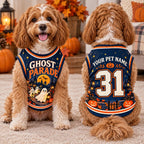 Ghost Parade Pet Jersey - Personalized Dog Name Number Shirt - image 4