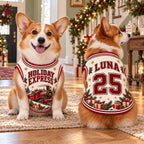 Holiday Express Pet Jersey - Personalized Dog Name Number Shirt - image 4